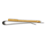 Load image into Gallery viewer, Stainless Steel Polished Yellow IP-plated Golf Club Money ClipSRM196
