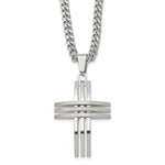 Load image into Gallery viewer, Stainless Steel Cross NecklaceSRN105-24

