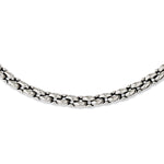 Load image into Gallery viewer, Stainless Steel Polished Ovals 24in NecklaceSRN1091-24
