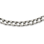 Load image into Gallery viewer, Stainless Steel Polished Square Link 24in NecklaceSRN1095-24
