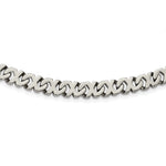 Load image into Gallery viewer, Stainless Steel Polished Fancy Xs 24in NecklaceSRN1096-24
