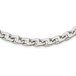 Load image into Gallery viewer, Stainless Steel Polished Fancy Squares Link NecklaceSRN1099-24
