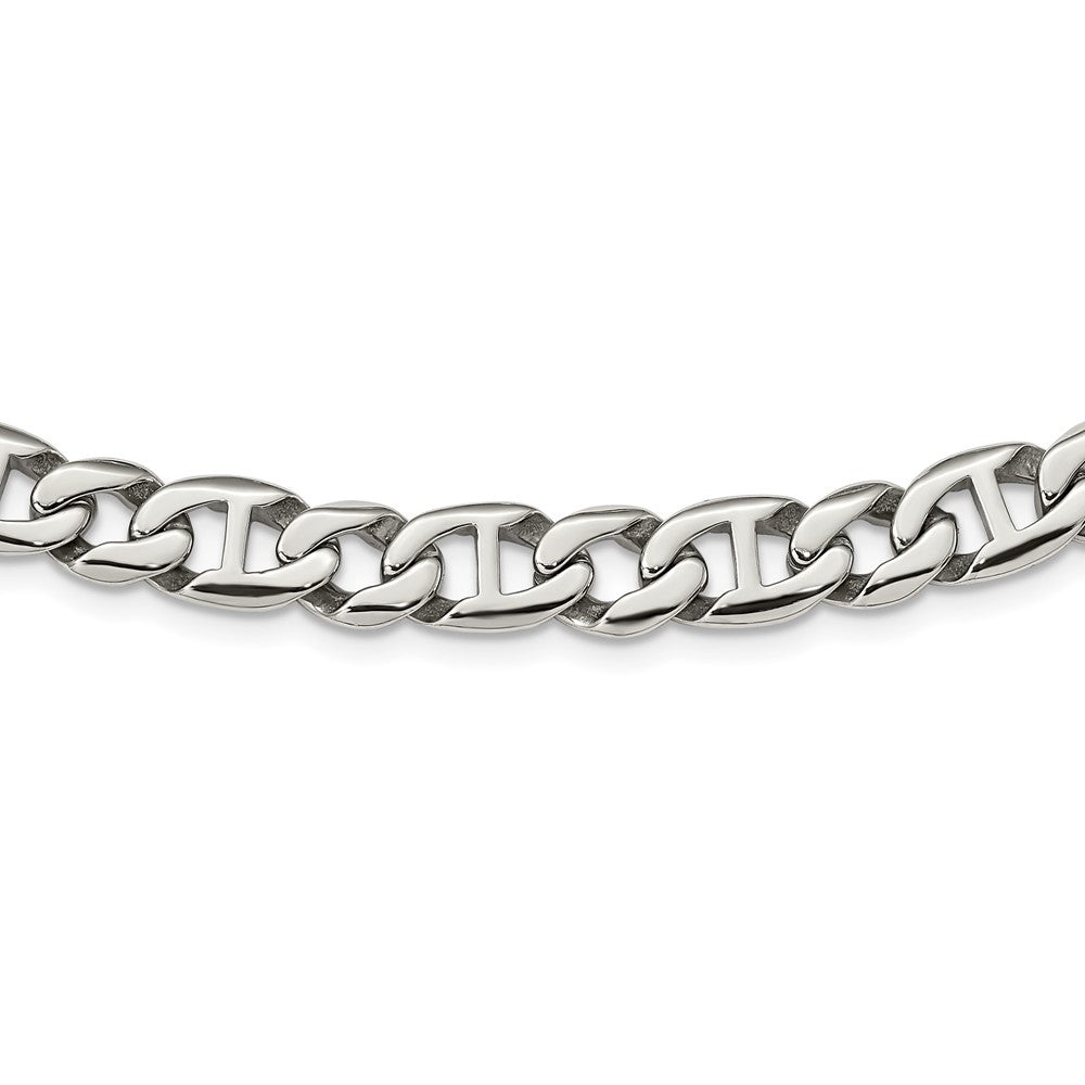 Stainless Steel Polished Links NecklaceSRN1100-24