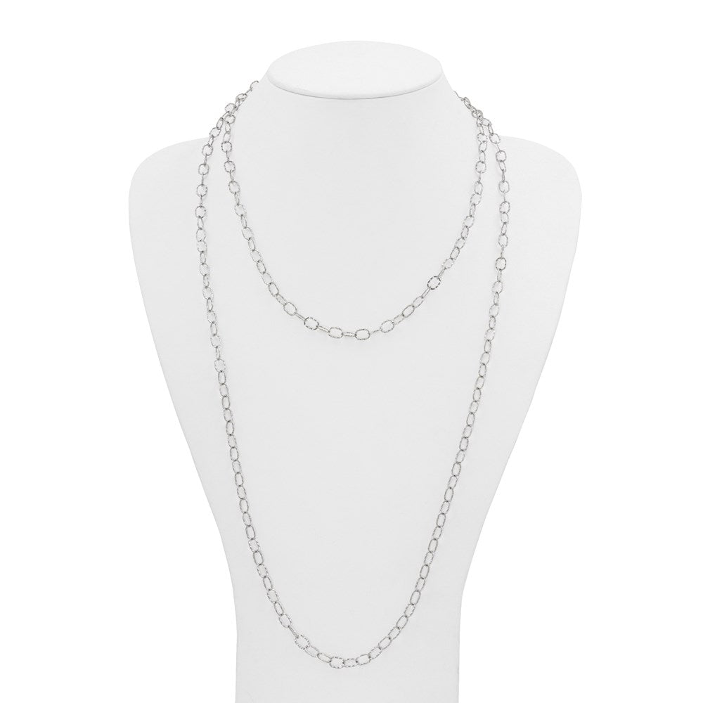 Stainless Steel Multi Chain 28in Layered NecklaceSRN1120-28