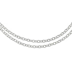 Load image into Gallery viewer, Stainless Steel Multi Chain 28in Layered NecklaceSRN1120-28
