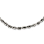 Load image into Gallery viewer, Stainless Steel Polished 6mm Rope NecklaceSRN1243-20
