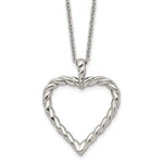 Load image into Gallery viewer, Stainless Steel Twisted Heart Pendant NecklaceSRN1413-18

