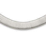 Load image into Gallery viewer, Stainless Steel Polished and Textured NecklaceSRN1437-18
