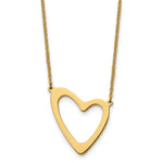 Load image into Gallery viewer, Stainless Steel Yellow IP-plated Polished with 2in ext. NecklaceSRN1439-17

