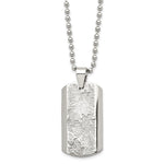 Load image into Gallery viewer, Stainless Steel Polished and Textured NecklaceSRN1442-24
