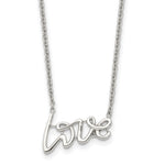 Load image into Gallery viewer, Stainless Steel Polished Love NecklaceSRN1459-18
