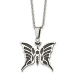Load image into Gallery viewer, Stainless Steel Butterfly w/Enamel 20in w/ext NecklaceSRN1561-20
