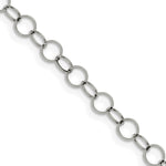 Load image into Gallery viewer, Stainless Steel Polished 6MM Circle Link NecklaceSRN1567-22
