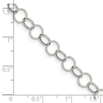 Load image into Gallery viewer, Stainless Steel Polished 8MM Circle Link NecklaceSRN1568-22
