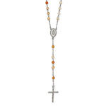Load image into Gallery viewer, Stainless Steel Polished Agate RosarySRN1571-31
