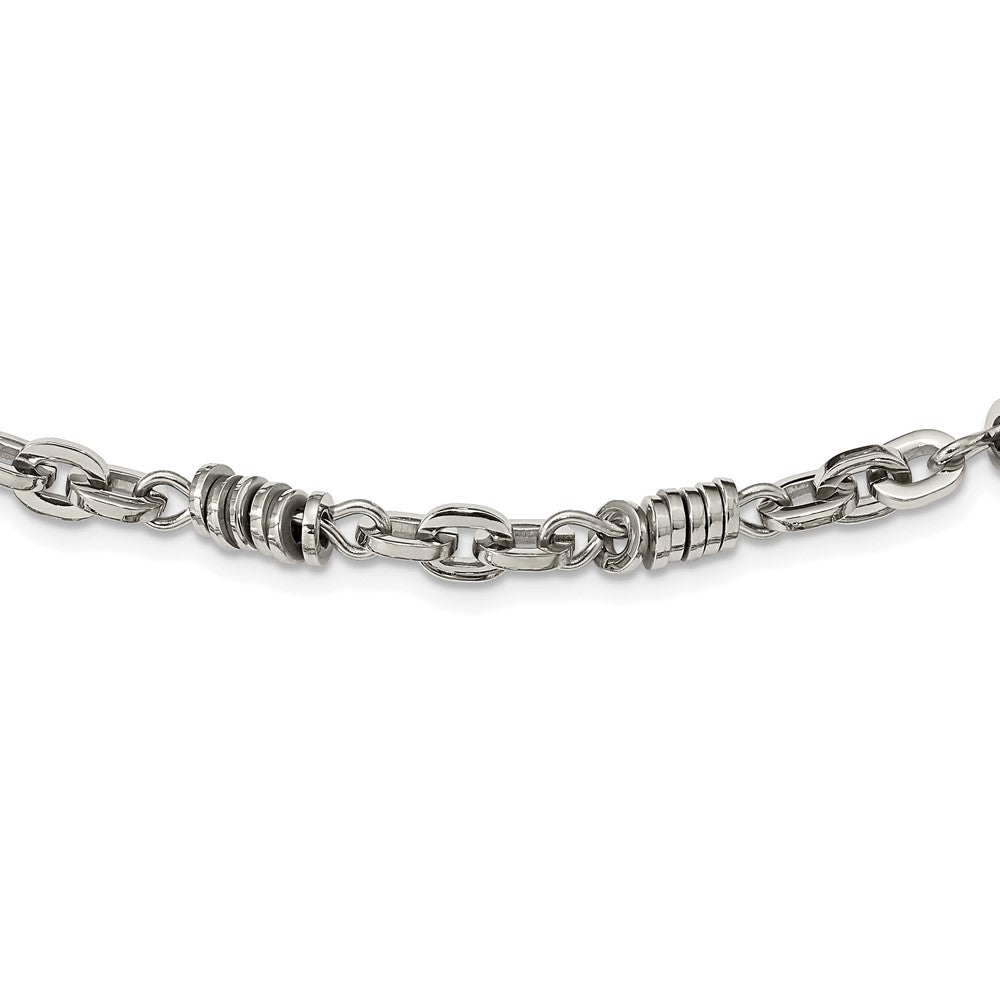 Stainless Steel Polished 20in NecklaceSRN161-20