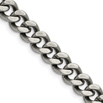 Load image into Gallery viewer, Stainless Steel 9.25mm Oxidized Curb ChainSRN1612-20
