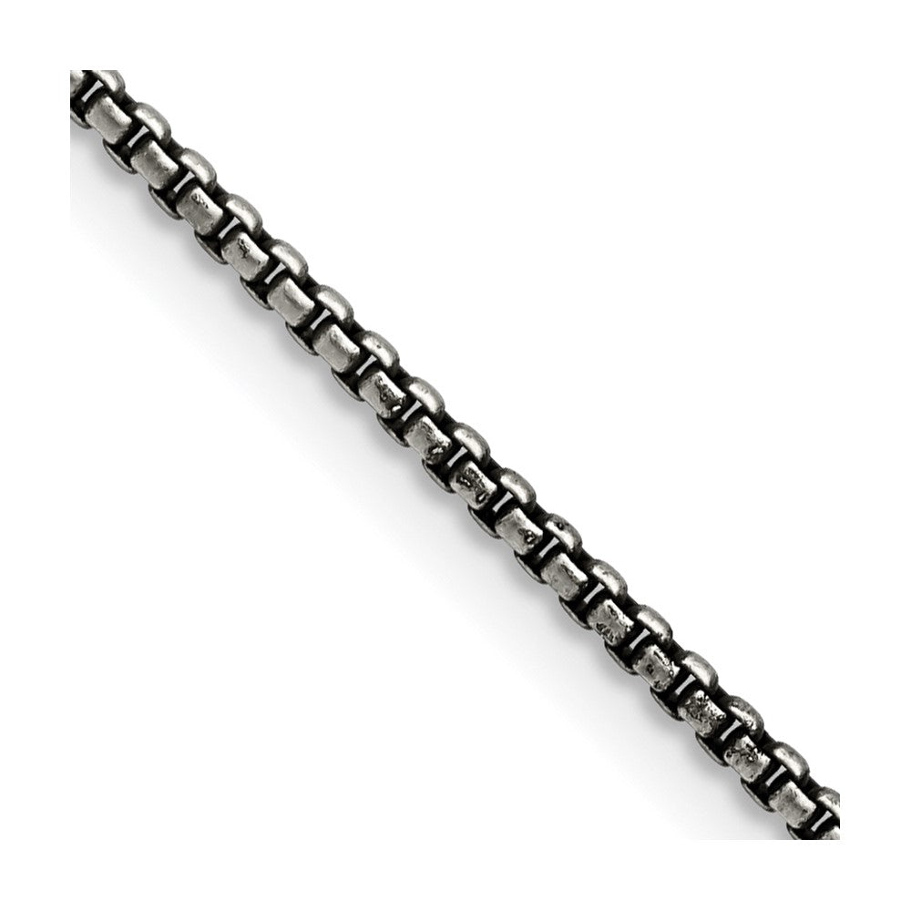 Stainless Steel 2.25mm Antiqued ChainSRN1613-18