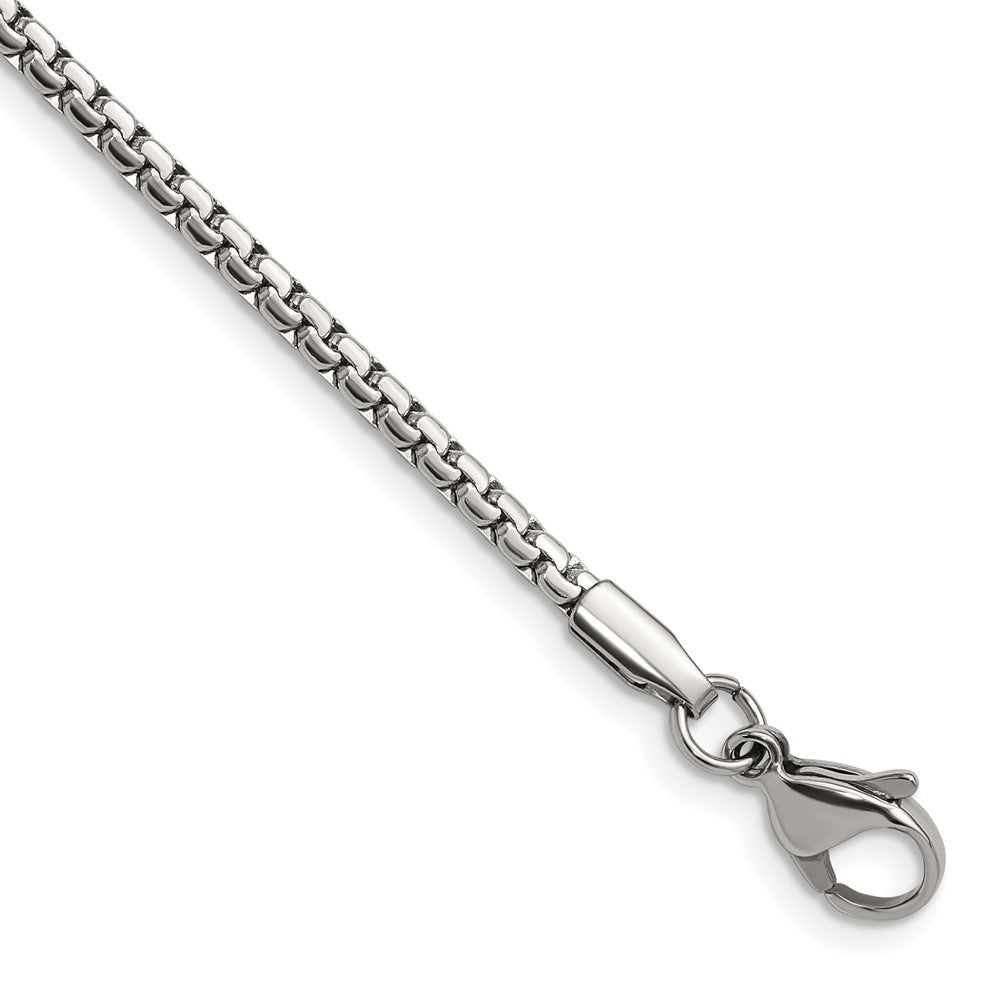 Stainless Steel 2.50mm Polished Fancy Box ChainSRN1615-16