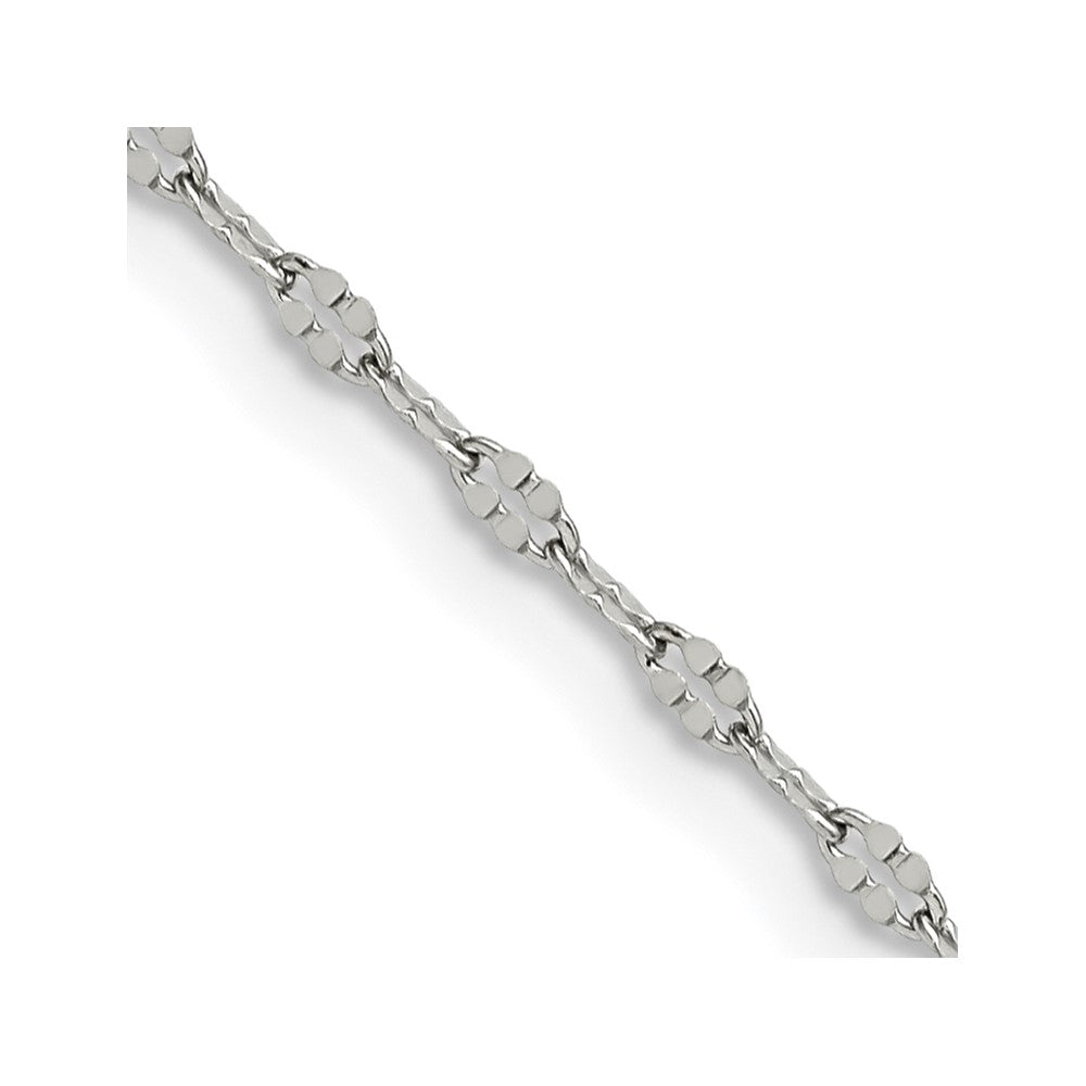 Stainless Steel Polished Fancy Link ChainSRN1619-16