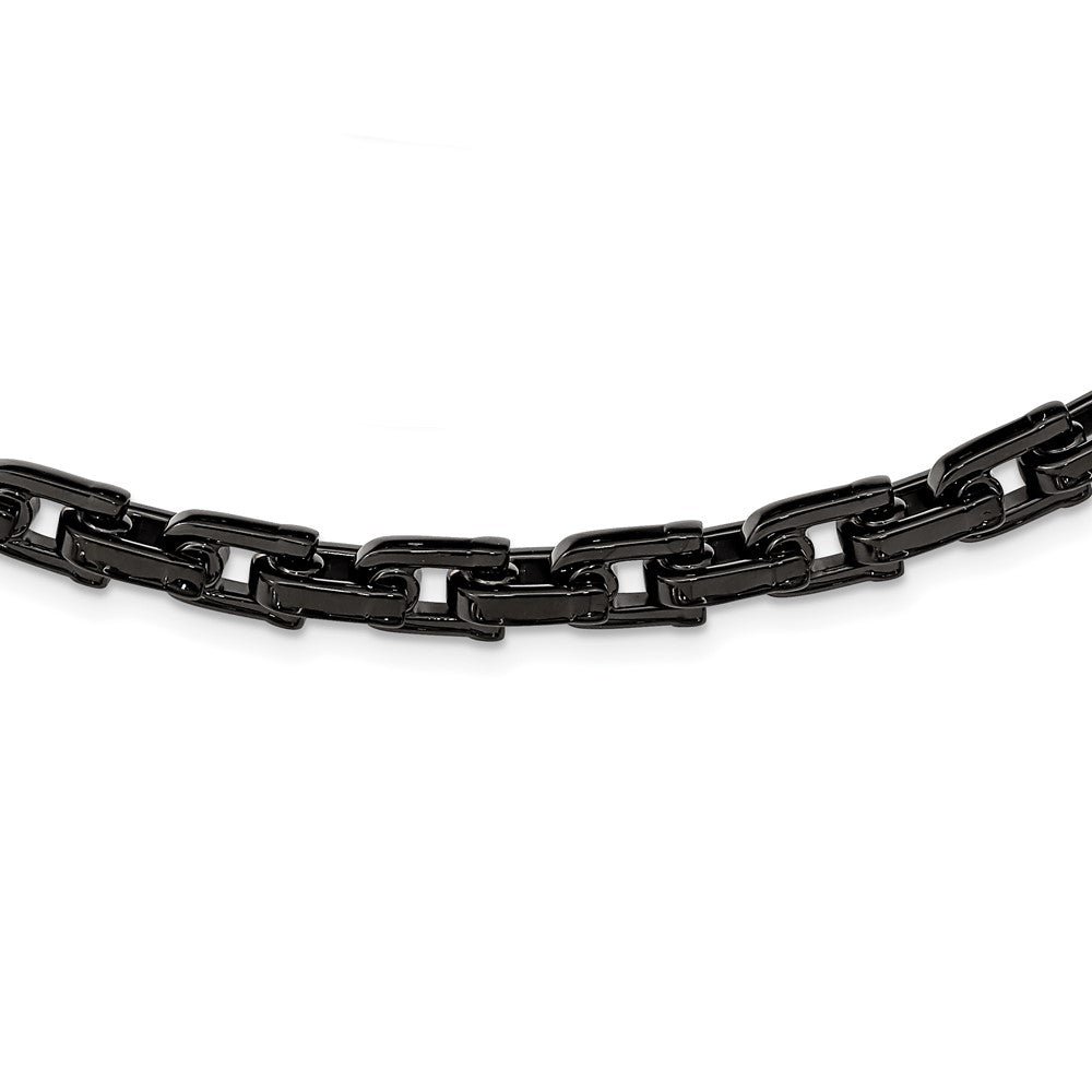 Stainless Steel Black IP-plated NecklaceSRN163-20