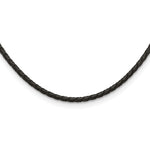 Load image into Gallery viewer, 4.0mm Genuine Leather Weave NecklaceSRN198-18
