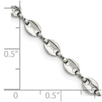 Load image into Gallery viewer, Stainless Steel Polished Fancy Link 24in ChainSRN2547-24
