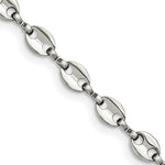 Load image into Gallery viewer, Stainless Steel Polished Fancy Link 24in ChainSRN2547-24
