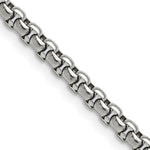 Load image into Gallery viewer, Stainless Steel High Polished 3.9mm Rounded Box ChainSRN2549-24
