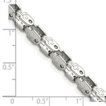 Load image into Gallery viewer, Stainless Steel Polished Fancy Link 18in ChainSRN2689-18

