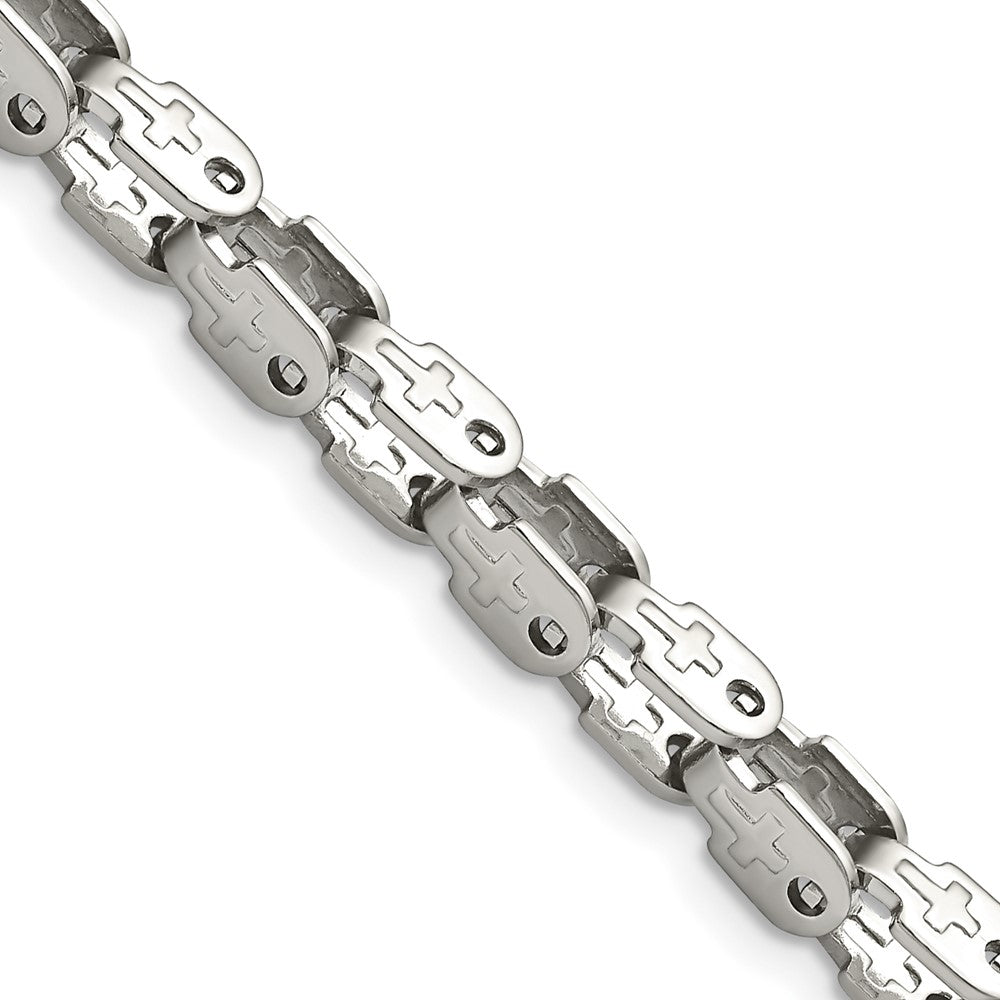 Stainless Steel Polished Fancy Link 18in ChainSRN2689-18