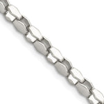 Load image into Gallery viewer, Stainless Steel Polished Fancy Link 18in ChainSRN2711-18
