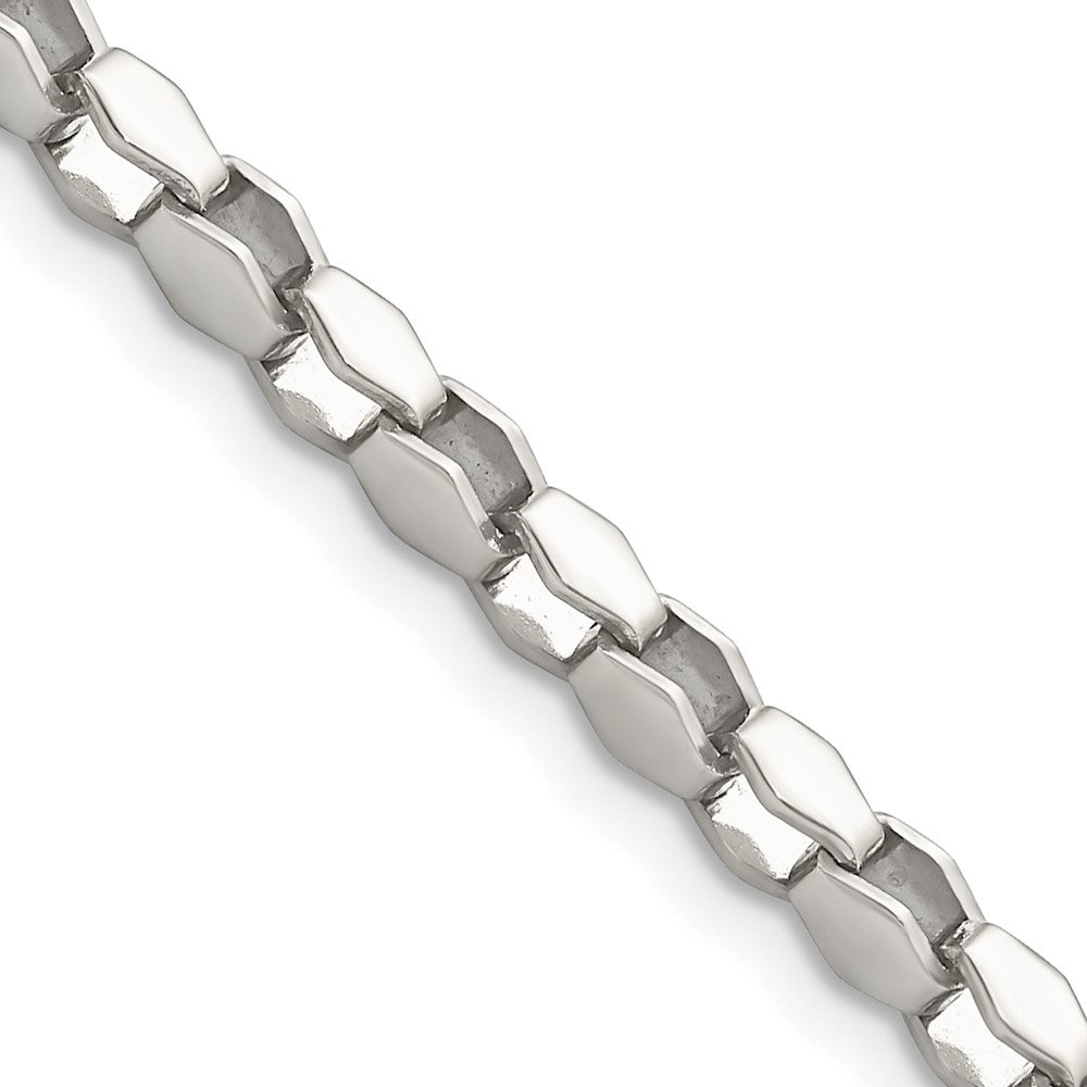 Stainless Steel Polished Fancy Link 24in ChainSRN2711-24
