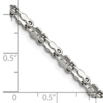 Load image into Gallery viewer, Stainless Steel Polished Fancy Link 18in ChainSRN2712-18
