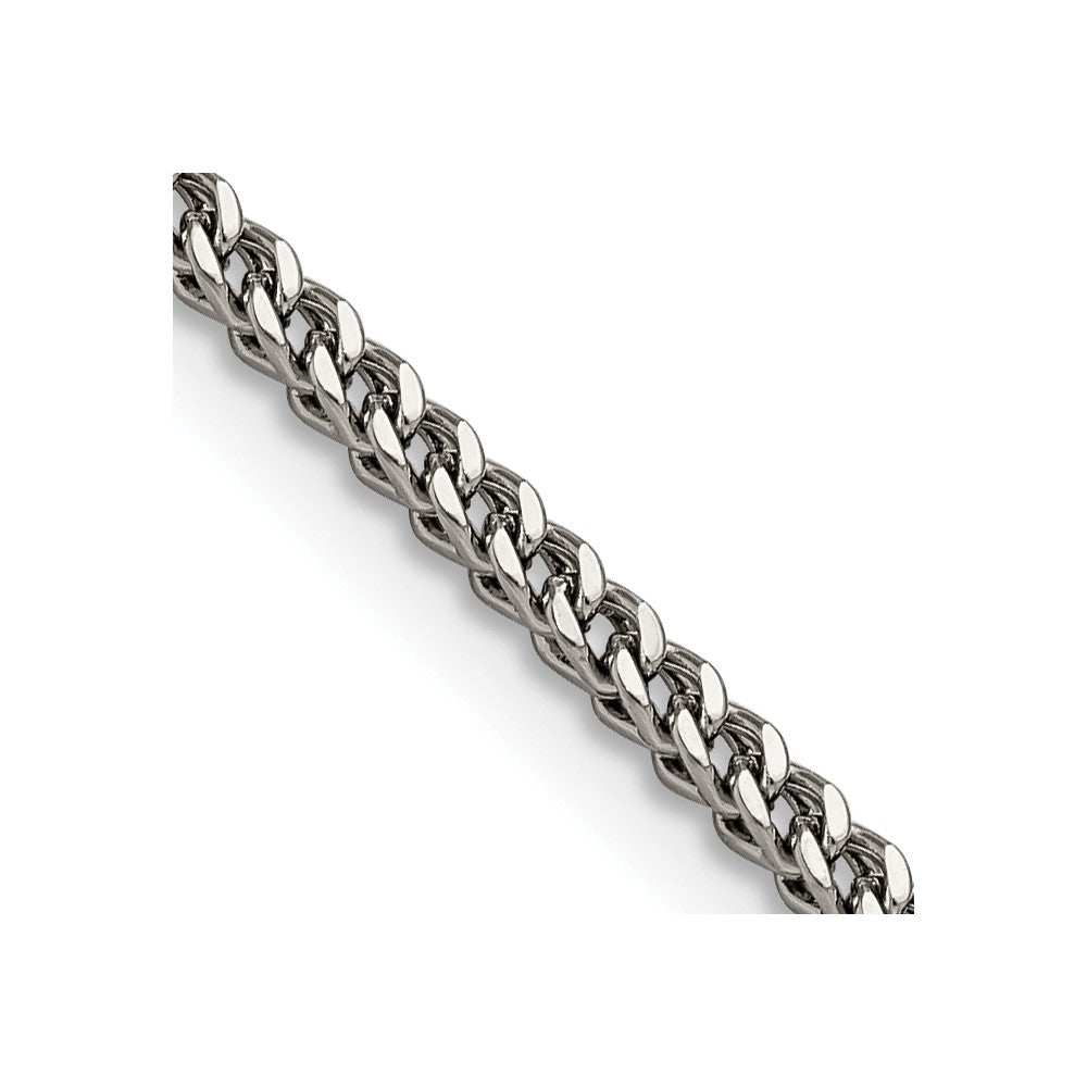 Stainless Steel Polished 2.5mm 18in Franco ChainSRN2896-18