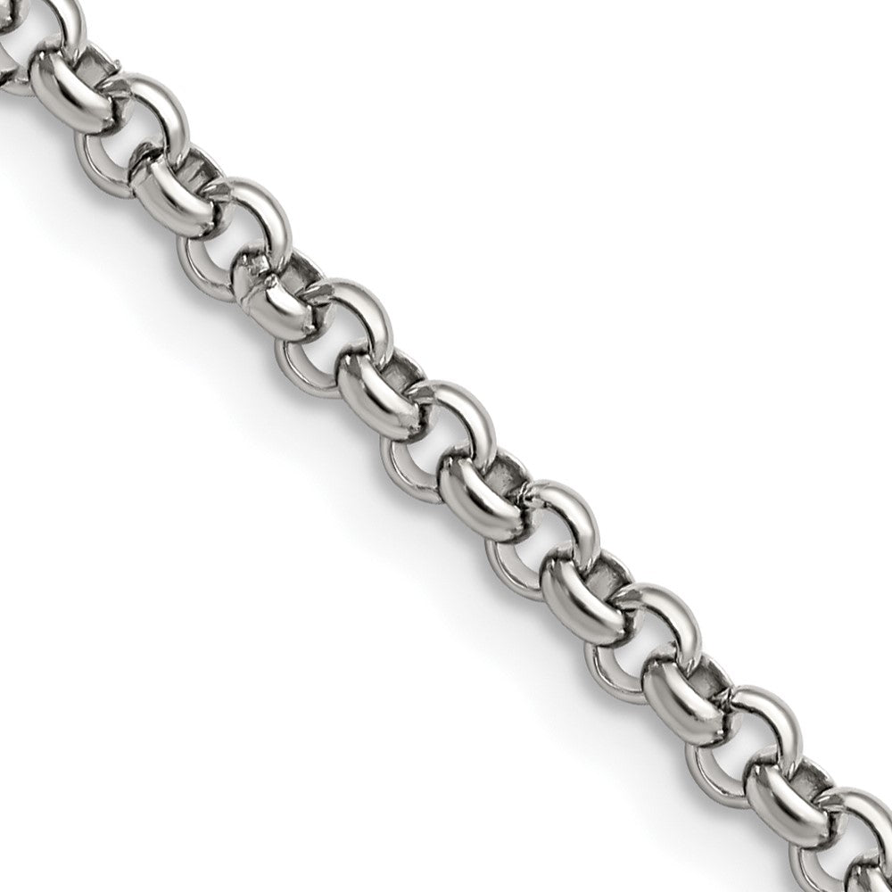 Stainless Steel 3.90mm 18in Rolo ChainSRN653-18