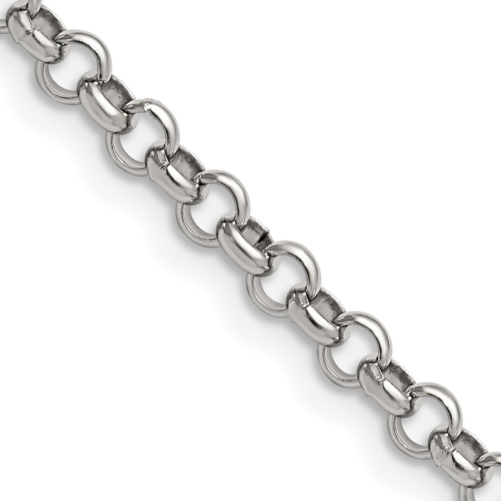 Stainless Steel 4.60mm 18in Rolo ChainSRN654-18