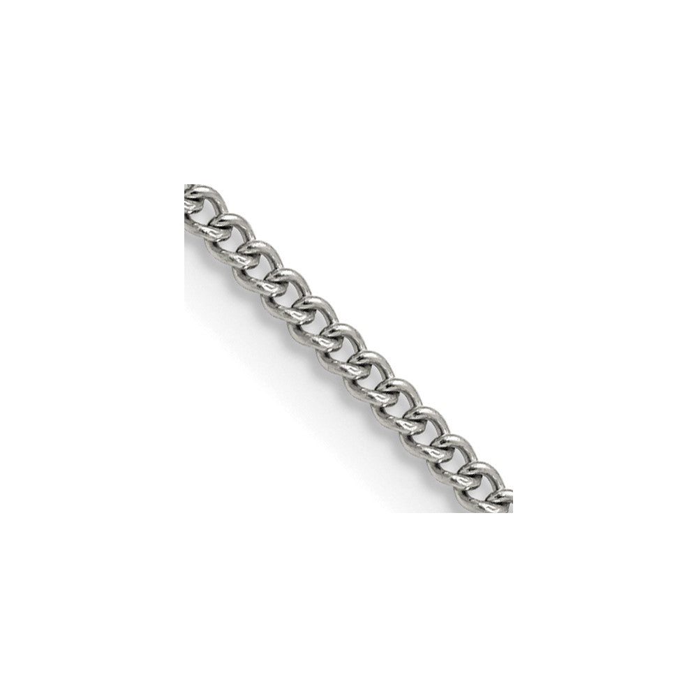 Stainless Steel 2.25mm 18in Round Curb ChainSRN685-18