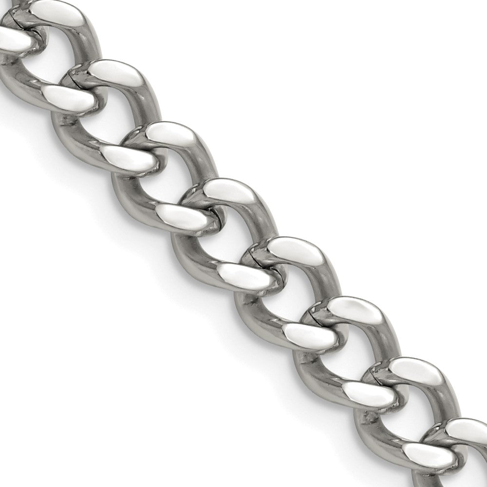 Stainless Steel 7.5mm 8in Curb ChainSRN690-8