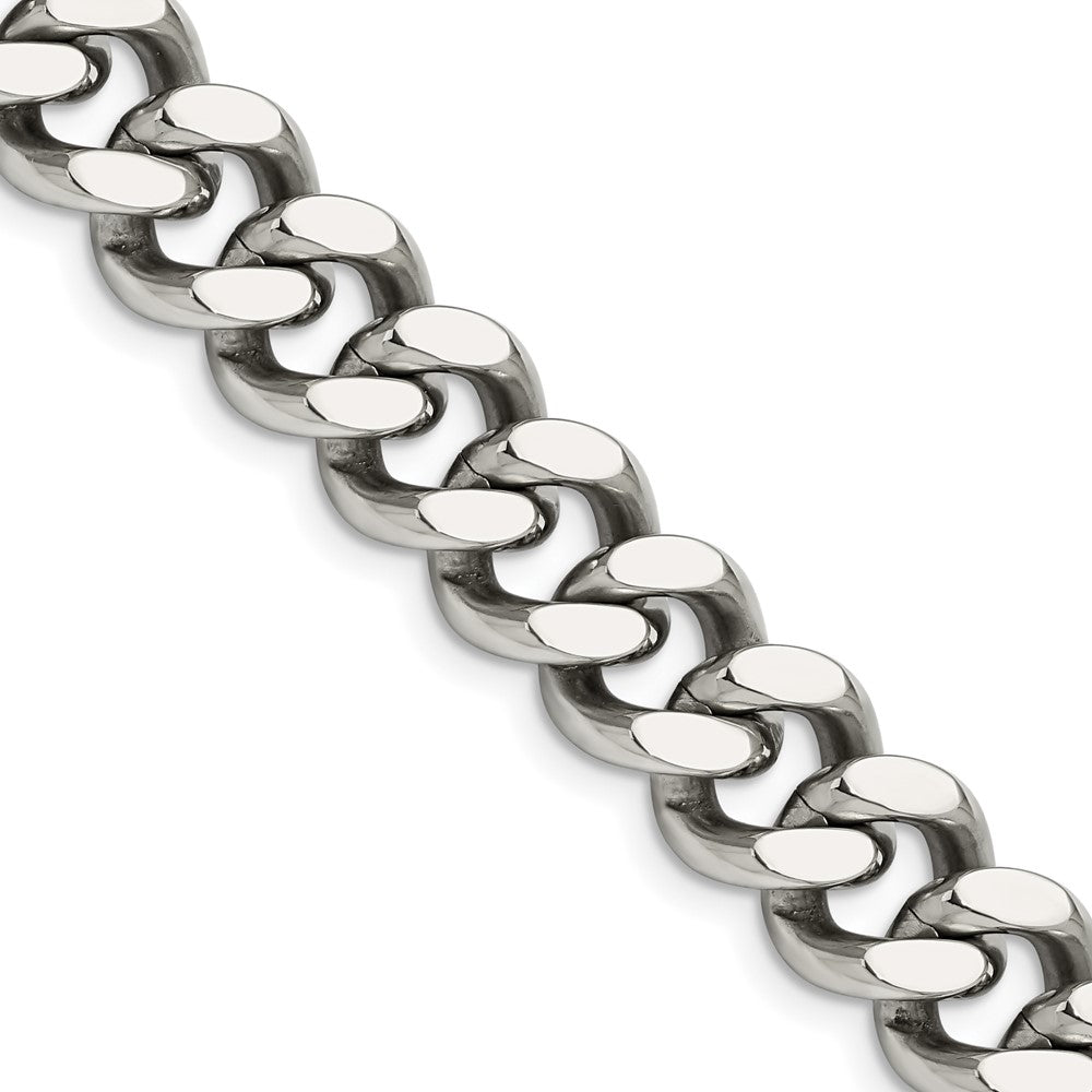 Stainless Steel 13.75mm 24in Curb ChainSRN693-24