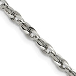 Load image into Gallery viewer, Stainless Steel 4.2mm Fancy Twisted Link NecklaceSRN804-18
