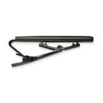 Load image into Gallery viewer, Stainless Steel Polished Gun Metal IP-plated w/Carbon Fiber Inlay Tie BarSRT126
