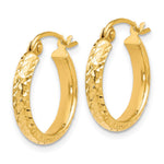 Load image into Gallery viewer, Leslie&#39;s 10K D/C Hinged Hoop EarringsTA21
