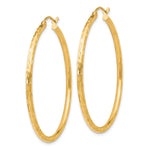 Load image into Gallery viewer, Leslie&#39;s 10K Textured Hinged Hoop EarringsTA29
