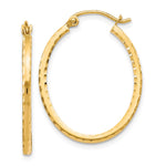 Load image into Gallery viewer, Leslie&#39;s 10K D/C Hinged Hoop EarringsTB21
