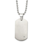 Load image into Gallery viewer, Titanium .02ct. Diamond Accent NecklaceTBN115-22
