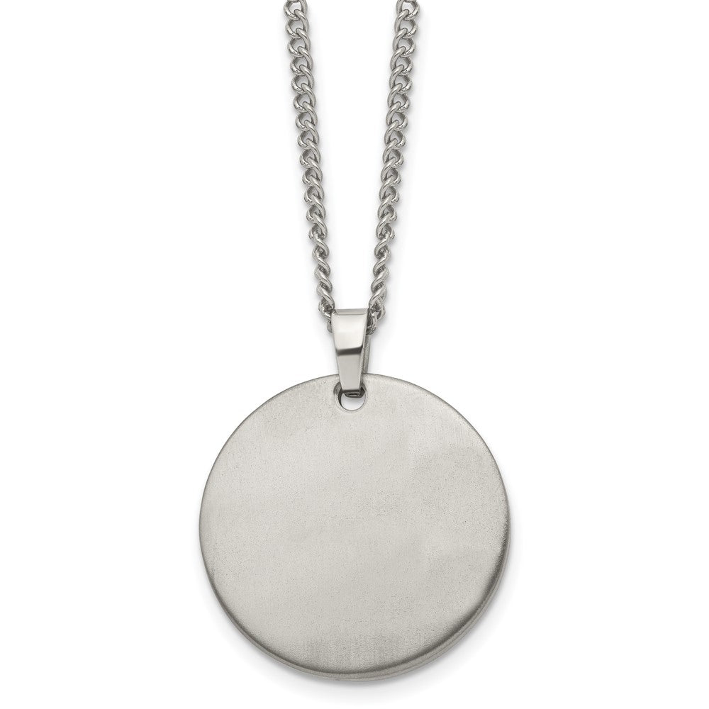 Titanium Brushed NecklaceTBN116-22