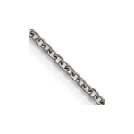 Load image into Gallery viewer, Titanium Polished 2.25mm 22in Cable ChainTBN183-22
