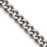 Load image into Gallery viewer, Titanium Polished 7.5mm 20in Curb ChainTBN190-20
