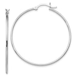 Load image into Gallery viewer, Leslie&#39;s Sterling Silver Polished Hinged Hoop EarringsVA03
